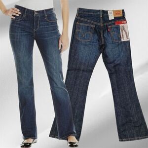 Levi's 515 Misses Nouveau Bootcut Low-Rise Slim Fit Size 6